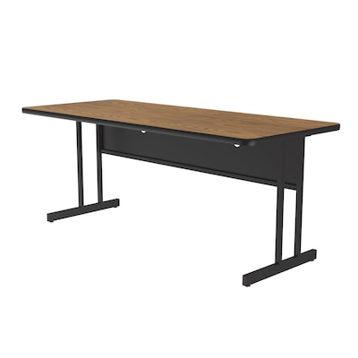 Correll Training Room Table, 72x30, Medium Oak (WS3072TF-06)