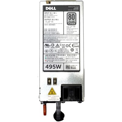 Dell PowerEdge 495W EPS Platinum Redundant Power Supply, Silver (N24MJ)