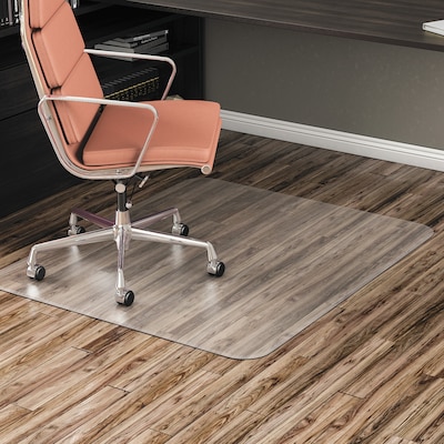 Alera® Hard Floor Chair Mat, 46 x 60, Clear Vinyl (CM2E442FALEPL)