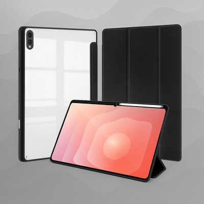 SaharaCase Venture Series TPU 14.6 Folio Case for Galaxy Tab S11 Ultra, Scorpion Black (TB00495)