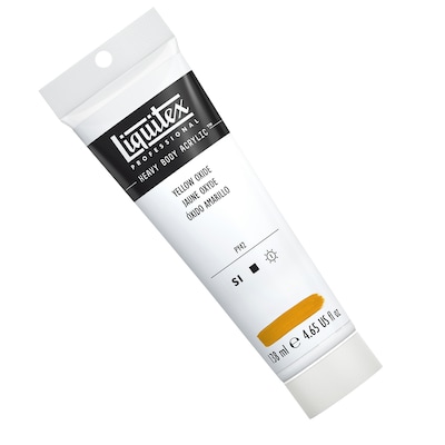 Liquitex Professional Heavy Body Acrylic Paint Tube, Yellow Oxide, 138 mL (LIQ1047416)