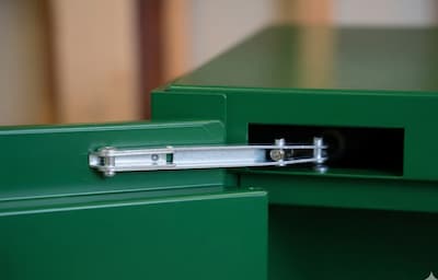 FireKing Flammable Liquids Storage Cabinet, 60 gal, Automatic Close, Green (SC60-AC-G)