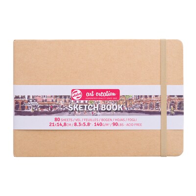 Talens Art Creation 8.3 x 5.8 Sketch Book, 80 Sheets/Book, 3/Bundle (TLN9314435M-3)