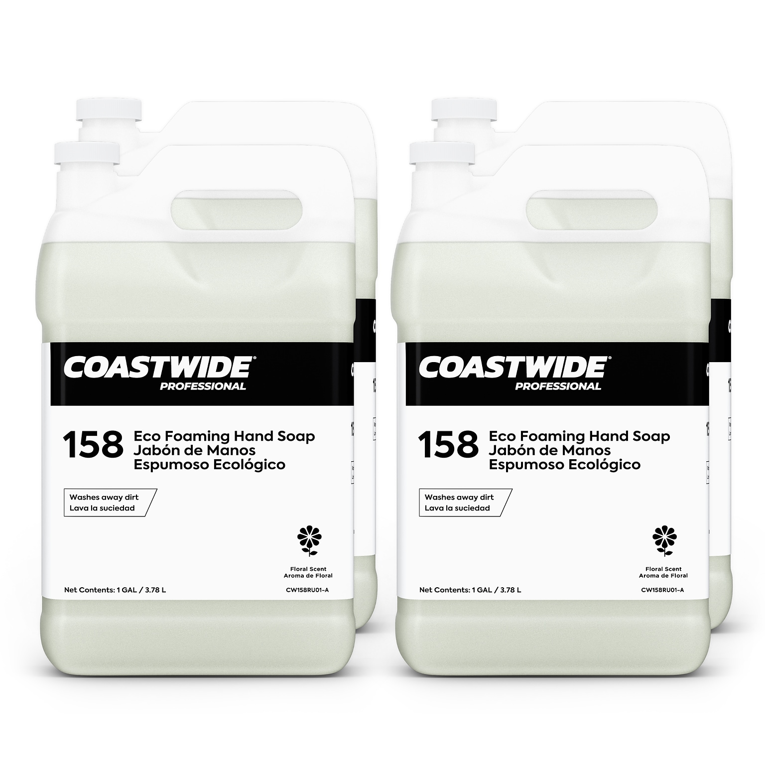 Coastwide Professional Foaming Hand Soap, 1 Gal., 4/Carton (CW158RU01-A)