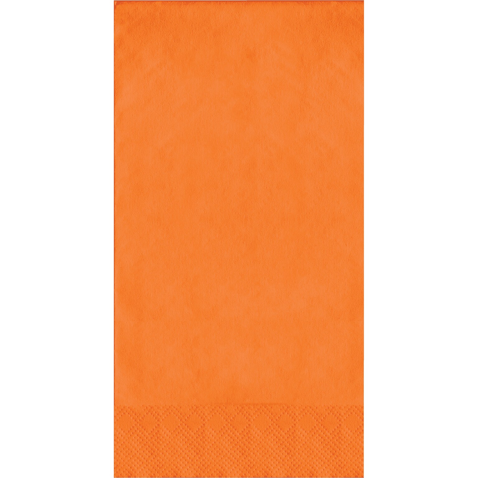 Creative Converting Touch of Color Guest Towels, 3-ply, Sunkissed Orange, 192/Carton (95191)