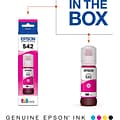 Epson T542 Magenta Ultra High Yield Ink Bottle (T542320-S)