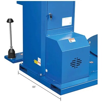 Global Industrial Semi-Automatic Stretch Wrap Machine, 112" Wrap Height (238508)