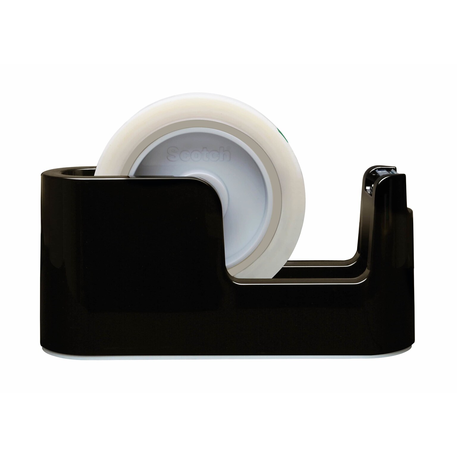 Scotch Heavy Duty Weighted Desktop Dispenser, 3 Core, Black (C-24)