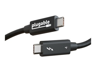 Plugable 6.56 USB C Power Cable, Black (TBT4-40G2M)