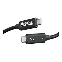 Plugable 6.56 USB C Power Cable, Black (TBT4-40G2M)