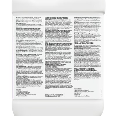 Coastwide Professional Lemon DC Plus Disinfectant Cleaner, Lemon Scent, 1 Gallon, 4/Carton (CW045CN01-A)