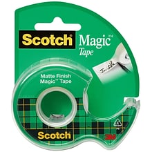 Scotch® Magic™ Invisible Tape with Dispenser, 3/4 x 8.33 yds. (105)