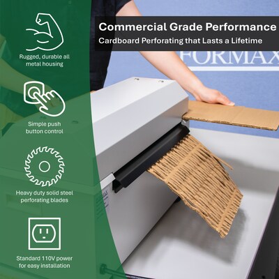 Formax Greenwave 410 Tabletop Cardboard Perforator (GREENWAVE 410)