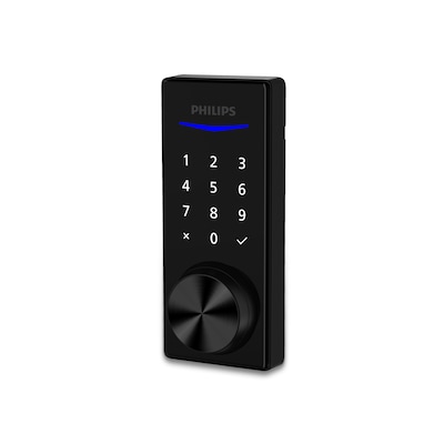 Philips Bluetooth Touchscreen Smart Deadbolt with Handle – Matte Black