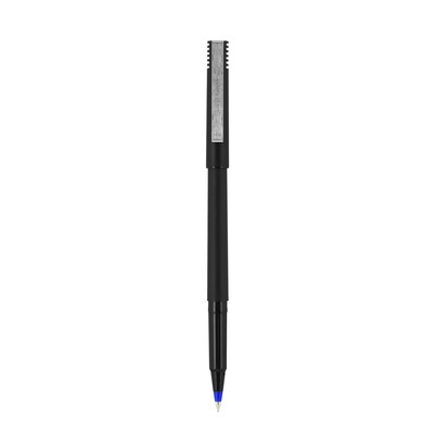 uni-ball Rollerball Pens, Micro Point, Blue Ink, 12/Pack (60153)