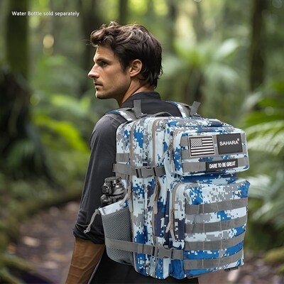 SaharaCase Raider Laptop Backpack, Large, Gray Camo (LT00093)