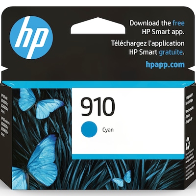 HP 910 Cyan Standard Yield Ink Cartridge (3YL58AN#140)