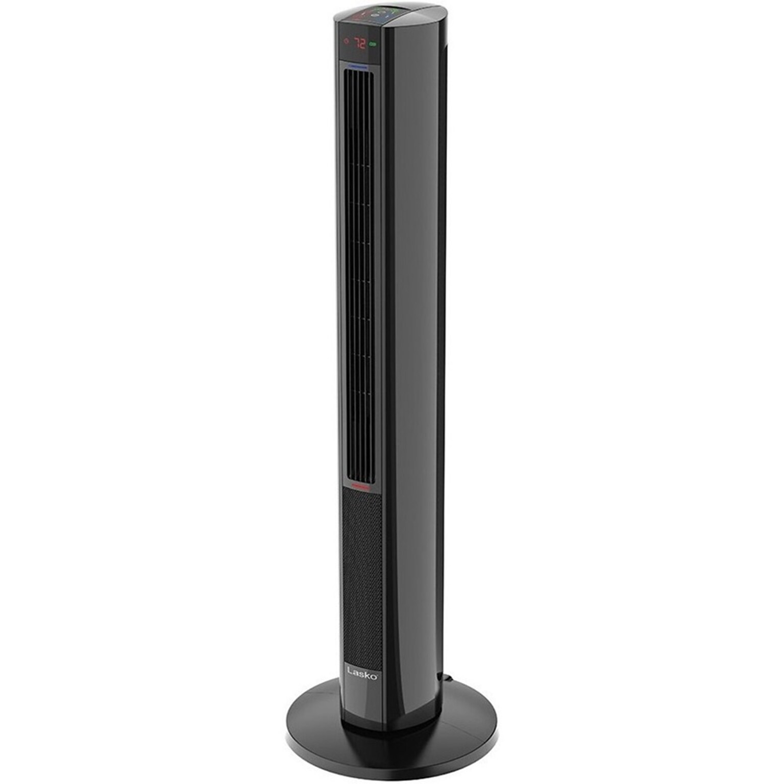 Lasko 1500W Portable Indoor Oscillating Tower Fan & Space Heater, Black (FH610)