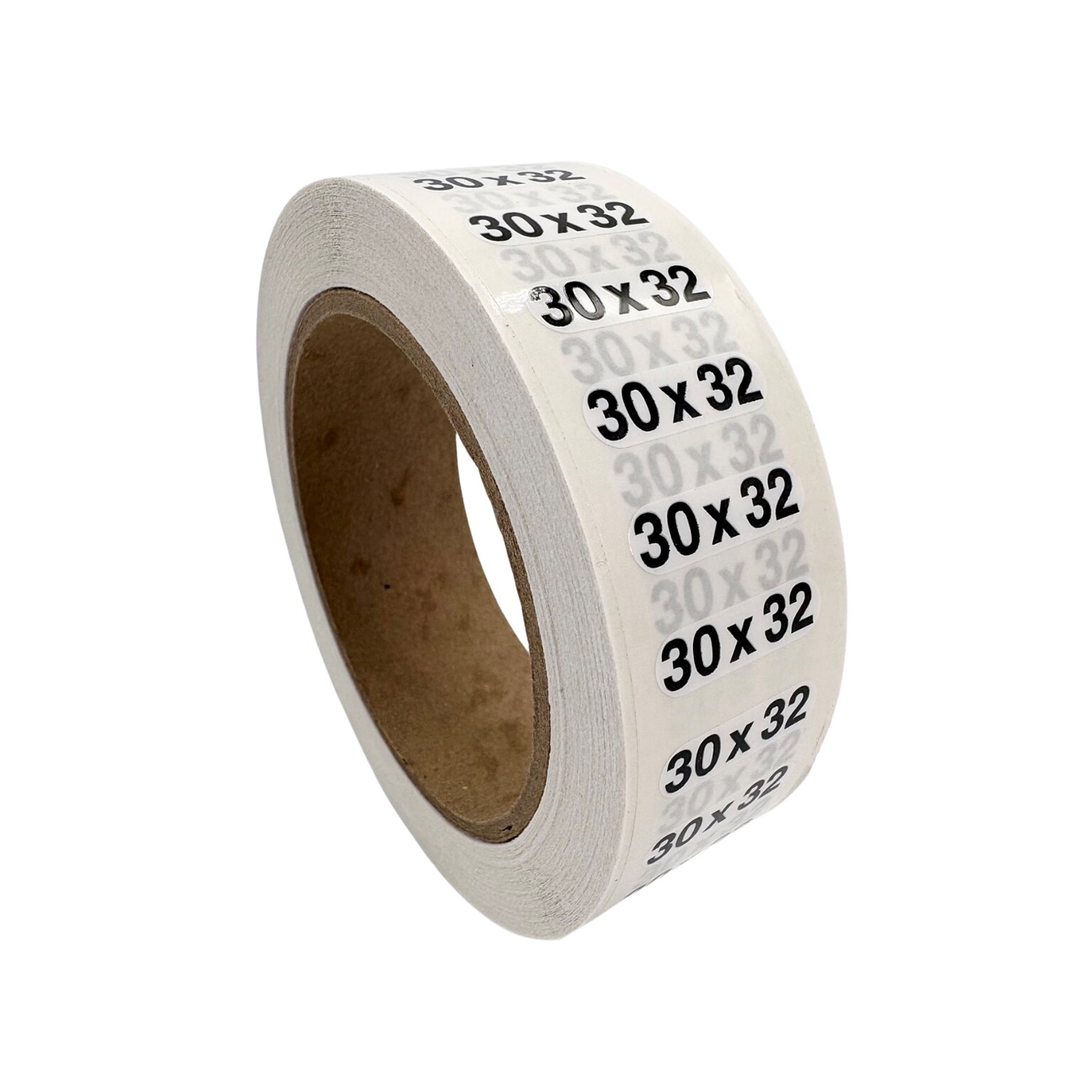 Nahanco 30 x 32 Plastic Size Marker, Clear/Black/White, 250/Roll (DSM-246)