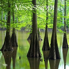 2024 BrownTrout Mississippi Wild & Scenic 12 x 24 Monthly Wall Calendar (9781975464004)