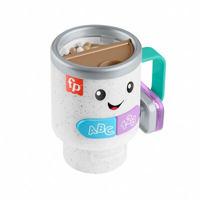 Fisher-Price Laugh & Learn Wake Up & Learn Coffee Mug Toy (HRP35)