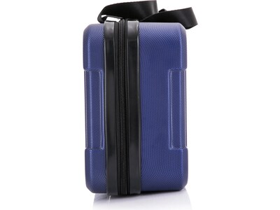 DUKAP Tour 11.5" Plastic Toiletry Bag, Water Resistant, Blue (DKTOU00XS-BLU)