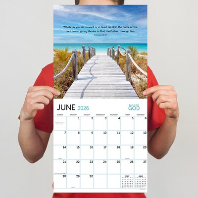 2026 TF Publishing Paths to God 12" x 12" Monthly Wall Calendar (26-1022)