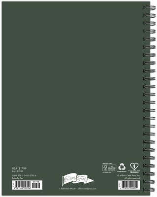 2026 Willow Creek Butterfly Zen 6.5 x 8.5 Weekly & Monthly Planner, Paperboard Cover (57506)