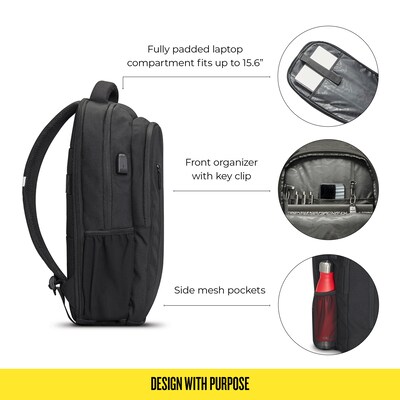 Solo New York Re:Define Laptop Backpack, Medium, Black (UBN708-4)