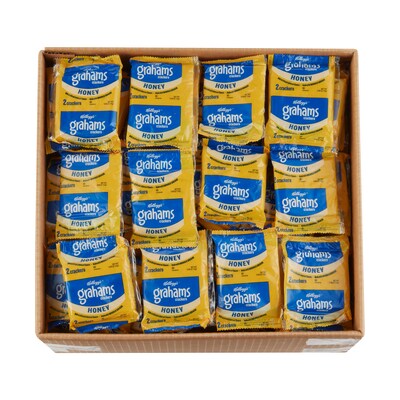 Kellogg's Honey Graham Crackers, 0.49 oz., 200/Carton (802690)