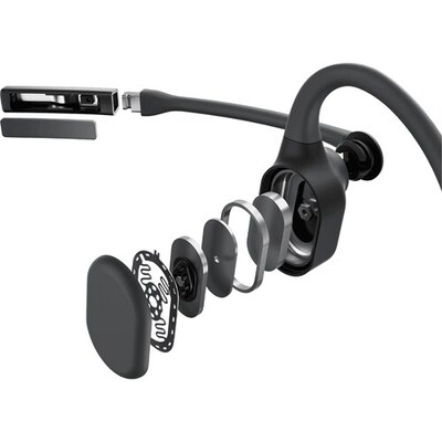 Shokz OpenComm2 Bone Conduction Wireless USB-C Bluetooth Stereo Computer, UC Certified (C120-AC-BK-US)