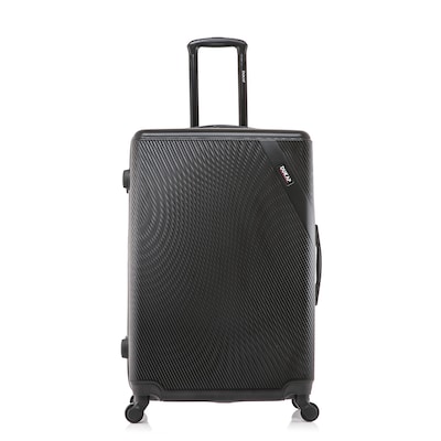 DUKAP Discovery 29.52" Hardside Suitcase, 4-Wheeled Spinner, TSA Checkpoint Friendly, Black (DKDIS00L-BLK)