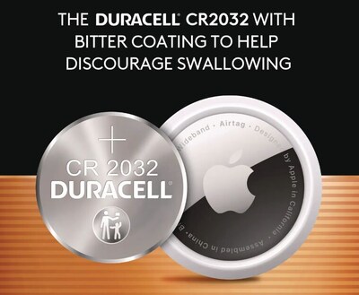 Duracell CR 2032 3V Lithium-Ion Battery, 6/Pack (DURDL2032B6PK)