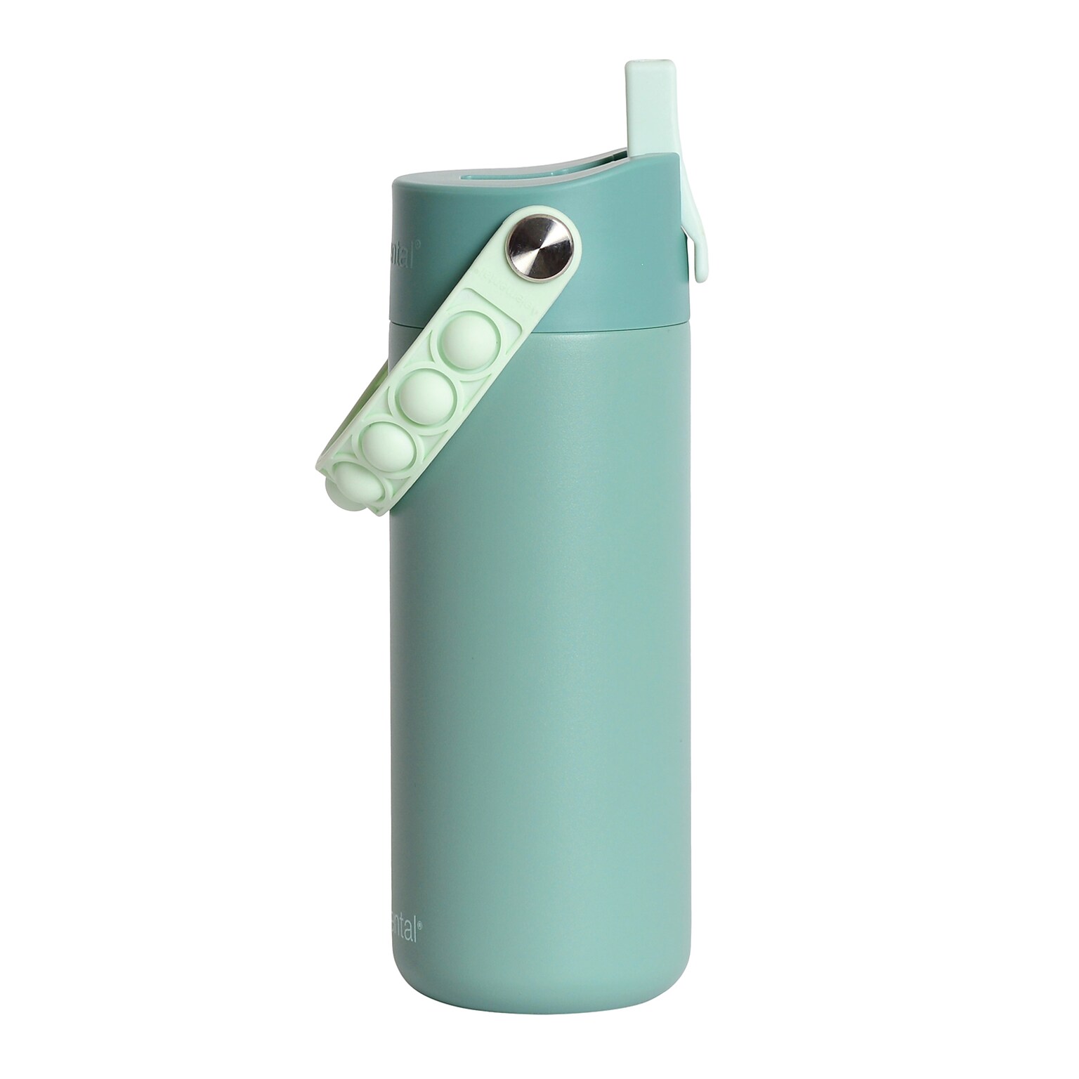 Elemental Core Pop Stainless Steel Double Wall Insulated Water Bottle, 18 oz., Sage (EBC18SG17P)