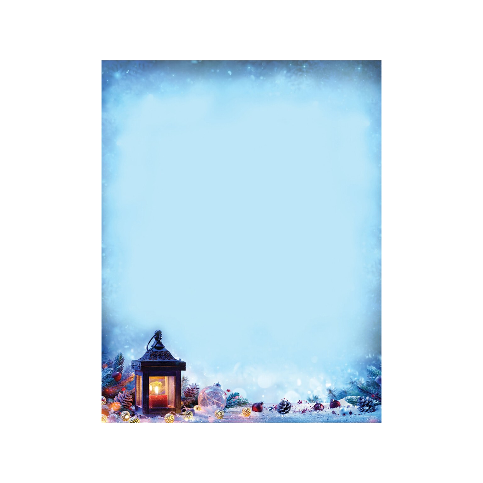 Great Papers Christmas Path Holiday Letterhead, Multicolor, 50/Pack (2022017)