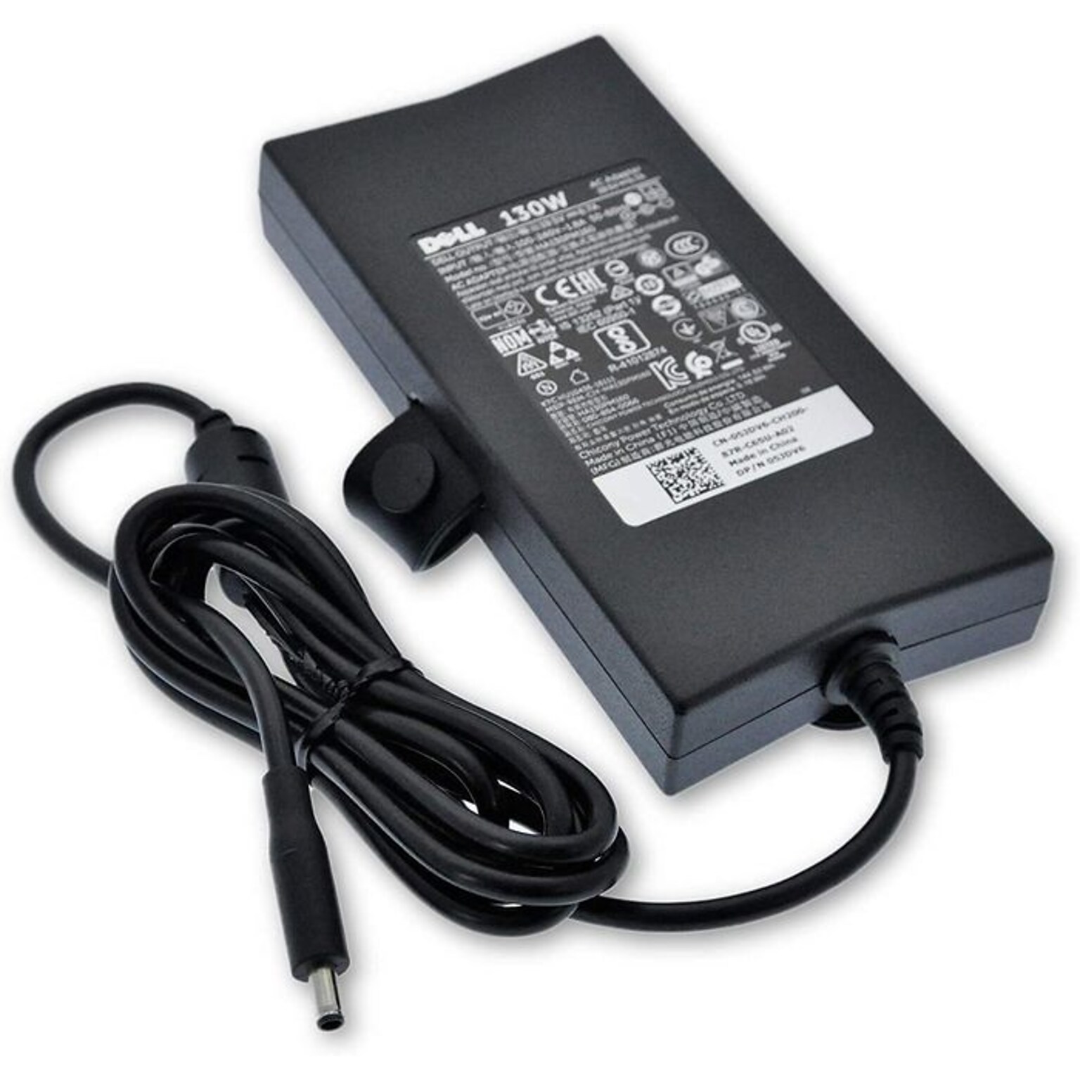 Dell 130W AC Adapter for Dell Laptop, Black (M1MYR)