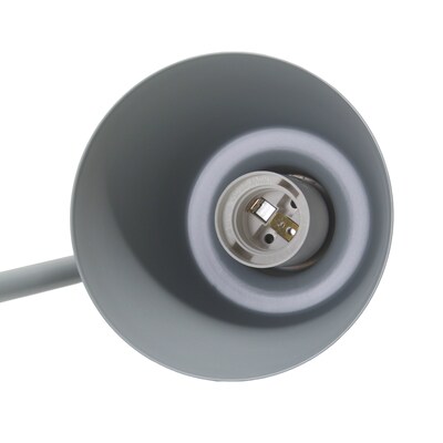 Simple Designs Sleek Essentials LED Desk Lamp, 16", Gray (LD1079-GRY)