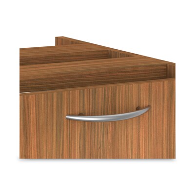 Alera Valencia Series Hanging Pedestal File, 2-Drawer: Box/File & Legal/Letter, Modern Walnut (ALEVA552222WA)