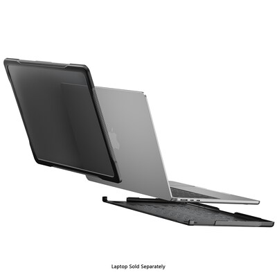 SaharaCase Raider Series 13.6 Laptop Case, Shock Absorbing, Black/Clear (LT00045)