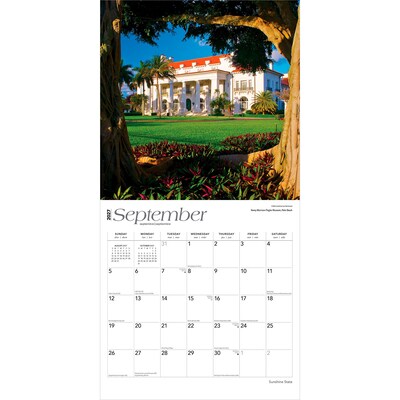 2027 BrownTrout Florida Places 12" x 12" Monthly Wall Calendar (9798330710867)