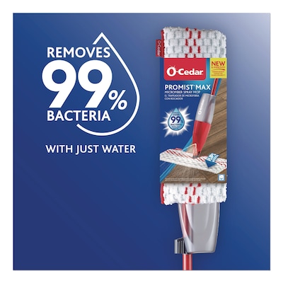 O-Cedar ProMist MAX Microfiber Spray Mop, Red/Black/Gray (173563)