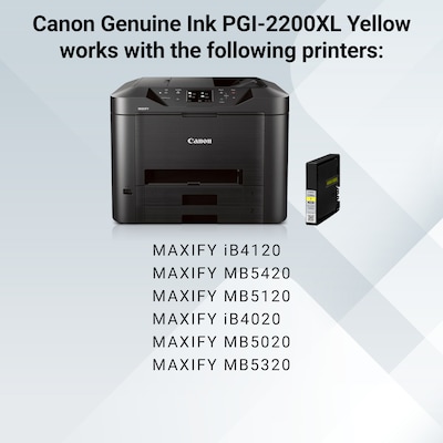 Canon PGI-2200 XL Yellow High Yield Ink Cartridge (9270B001)