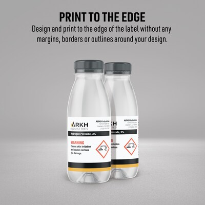 Avery Inkjet UltraDuty GHS Labels, 2" x 3", White, 400 Labels/Pack (97184)