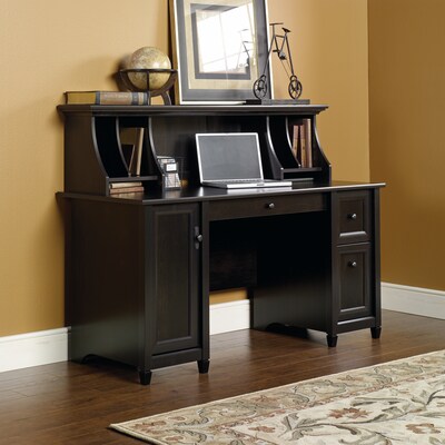 Sauder Edge Water 59"W Computer Desk, Estate Black (408558)