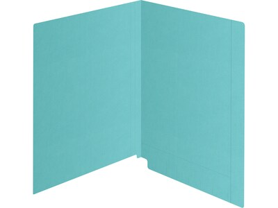 Medical Arts Press Kardex Match Reinforced End Tab File Folder, Straight Cut, Letter Size, Light Blue, 100/Box (S-09482-LBL)