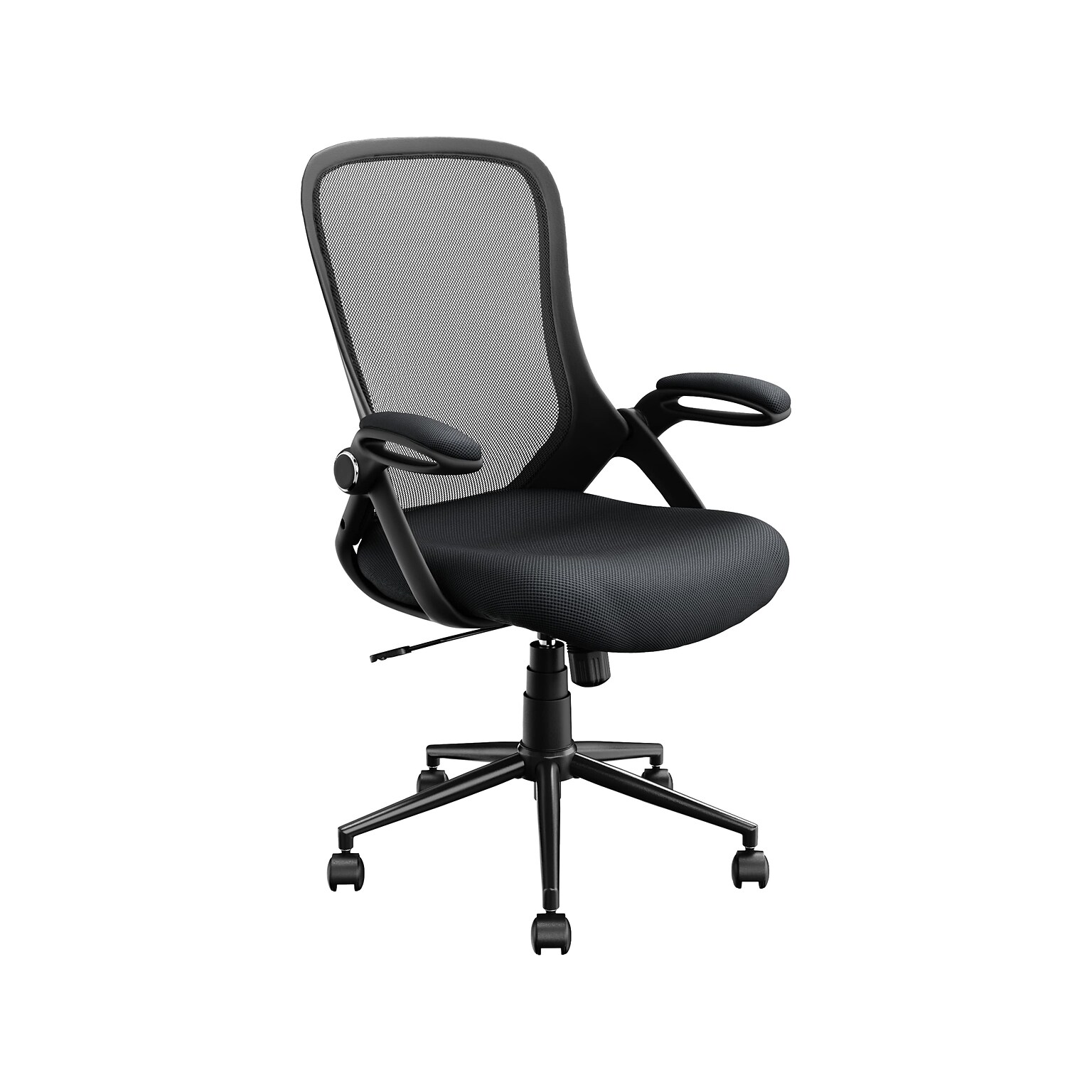 Click365 Ergonomic Fabric/Mesh Swivel Task Chair, Black (CCHR10003A)