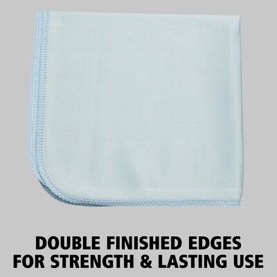Rubbermaid HYGEN Microfiber Cleaning Cloths, 16" x 16", Blue, 12 Cloths/Pack (FGQ63000BL00)