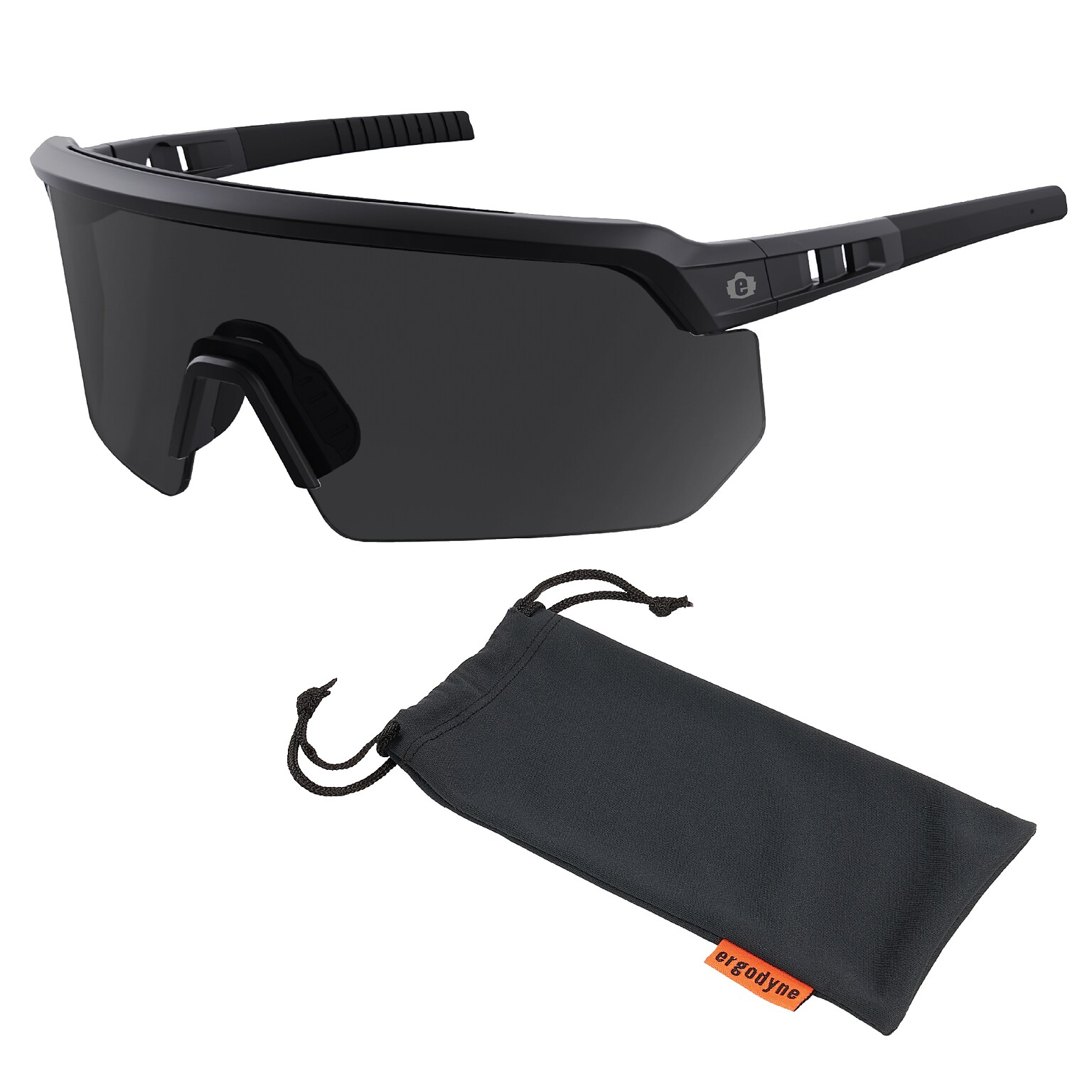 Ergodyne Skullerz AEGIR-HC Safety Glasses, Smoke Lens (55201)