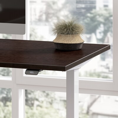 Bush Business Furniture Move 60 Series 60"W Electric Height Adjustable Standing Desk, Mocha Cherry (M6S6030MRSK)