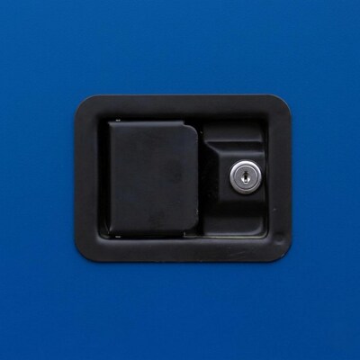 FireKing Flammable Liquids Storage Cabinet, 45 gal, Automatic Close, Blue (SC45-AC-B)